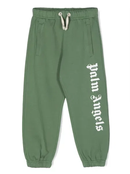 Spodnie dziecięce Palm Angels zielone