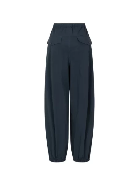 Pantaloni Tomboy cu cordon albastru