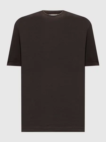 Футболка кольру з кашеміром Canali хакі