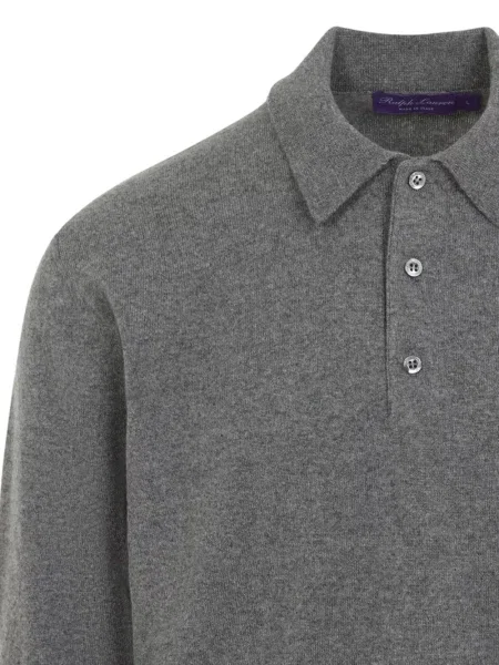 Polo Ralph Lauren Purple Label κασμίρ γκρι