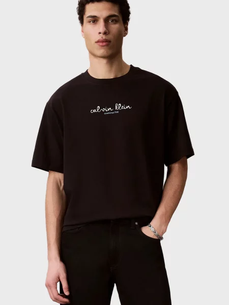 Футболка Calvin Klein Jeans чорна