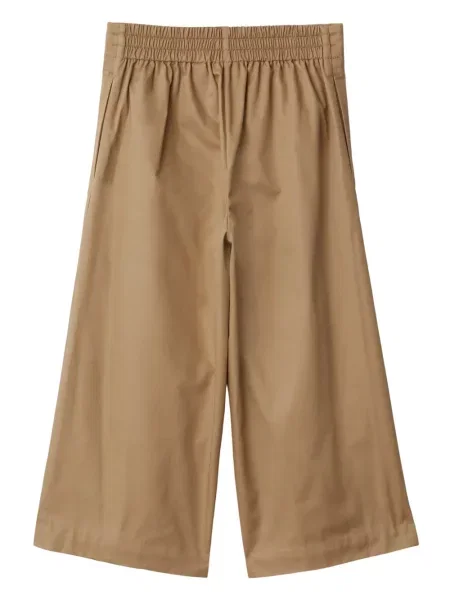Spodnie dziecięce Burberry brązowe