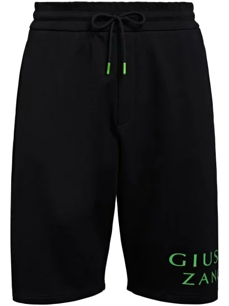 Pantaloni scurți Giuseppe Zanotti cu imagine negru