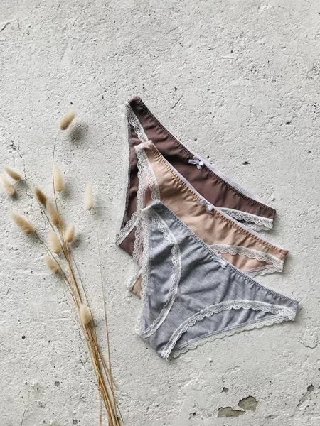 OVA OVA Набор трусов Женское без подкладки серый