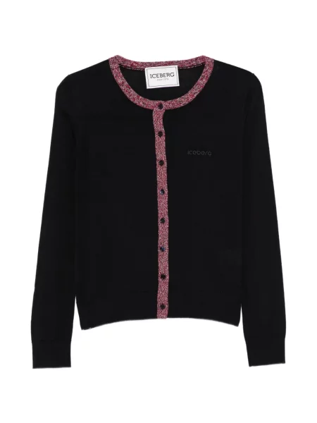 Cardigan Iceberg cu autograf negru