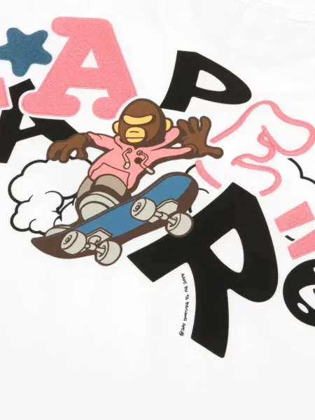Tričko Aape By *a Bathing Ape® biela