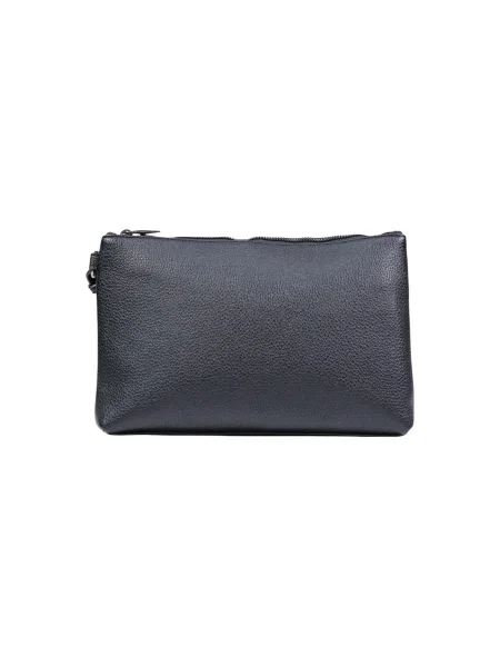 Armani Exchange geantă mică pentru bărbați cu imitație de piele negru