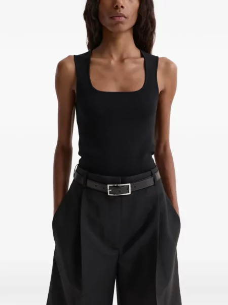 Top Róhe tricotate negru