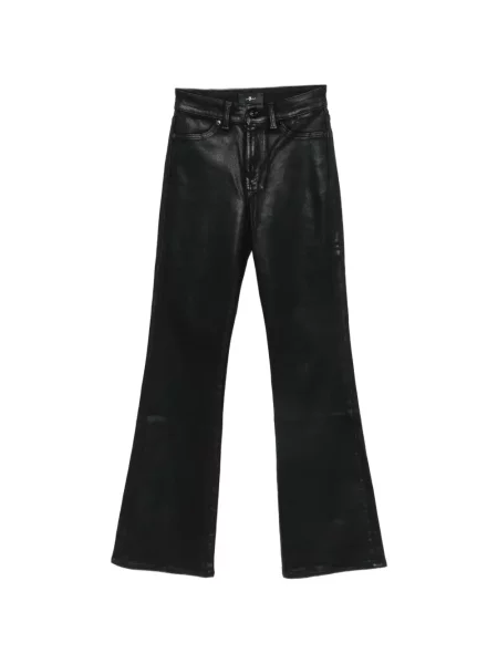 Blugi 7 For All Mankind cu autograf negru