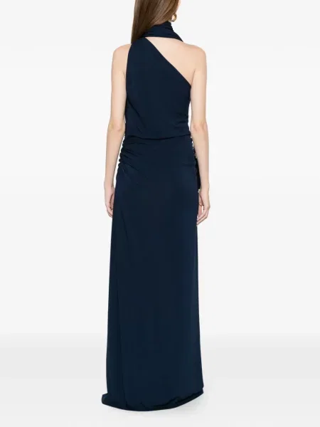 Maxi rochie maxi Simkhai cu legături de costum albastru