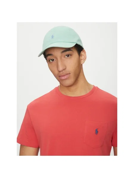 Шапка с козирка Polo Ralph Lauren зелено