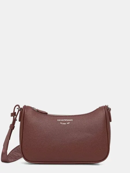 Emporio Armani geantă crossbody pentru femei maro