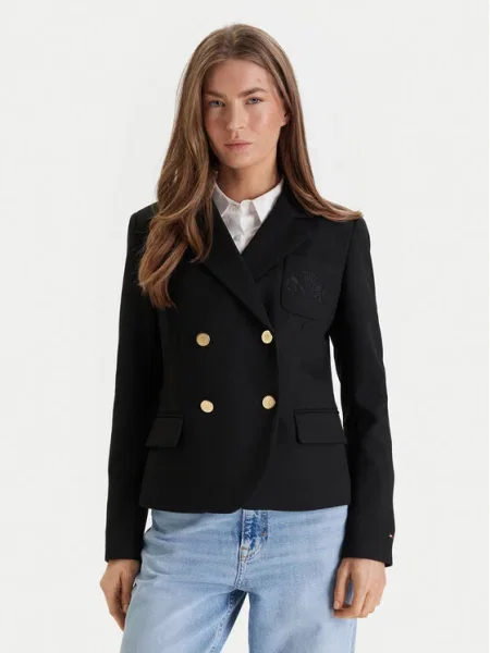 Tommy Hilfiger Sacou negru