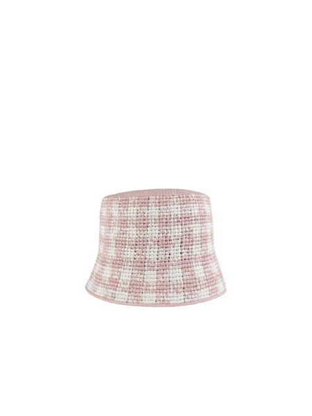 Czapka Prada retro różowa