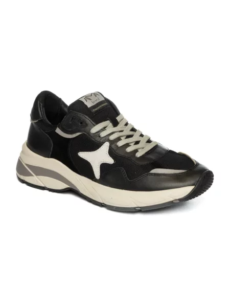 Sneakersy Ama Brand skórzane czarne