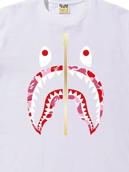 Tricou A Bathing Ape® scurt alb