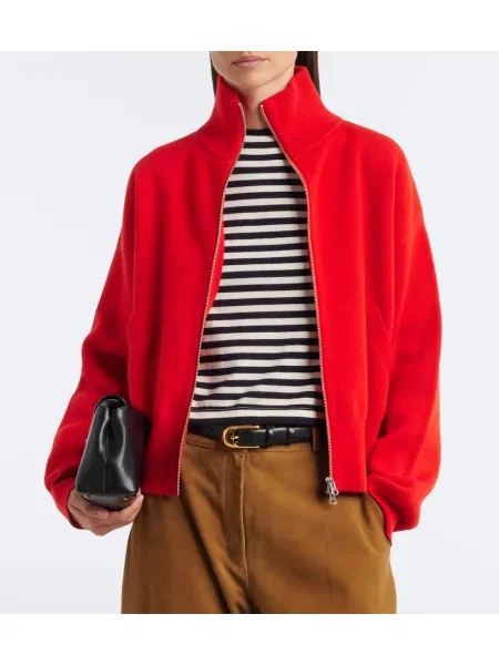Top Extreme Cashmere din cașmir cu dungi albastru