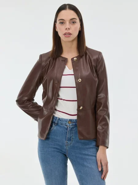 Geanta de piele Orsay alb