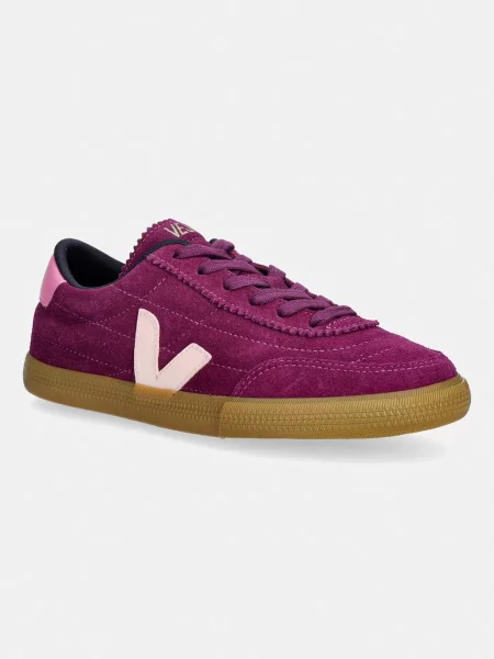 Veja PANENKA SUEDE sneakers pentru femei din piele întoarsă roz