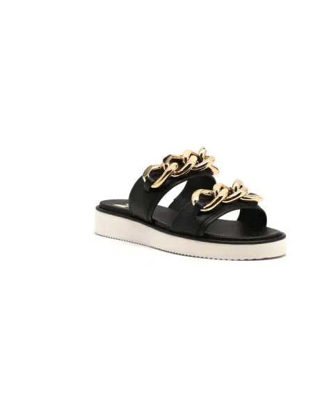 Michael Kors De piele șlapi SCARLETT negru