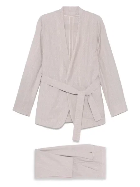 Costum Emporio Armani de lână de costum cu un singur rând de nasturi