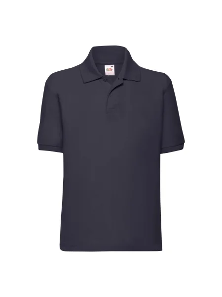 Tricou polo copii Fruit Of The Loom gri