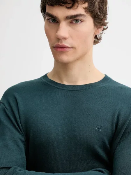 Calvin Klein Kötött pulóver zöld