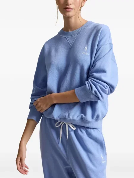 Велурени бягане с яка чорапи Polo Ralph Lauren синьо