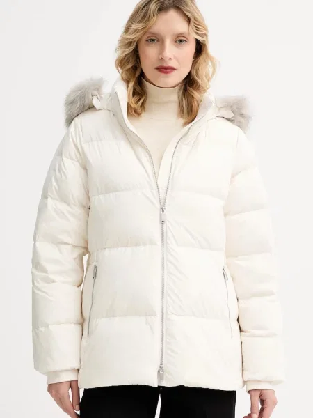 Calvin Klein kurtka puchowa zimowa beżowy