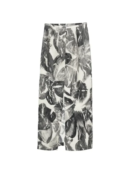 Fustă midi Alysi până la genunchi negru