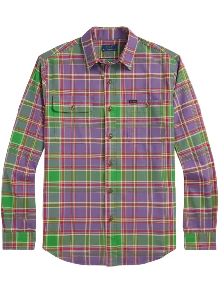 Șapcă Polo Ralph Lauren cu dungi din fleece verde