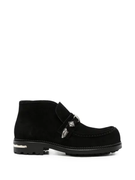 Botine Toga Virilis din piele de căprioară negru