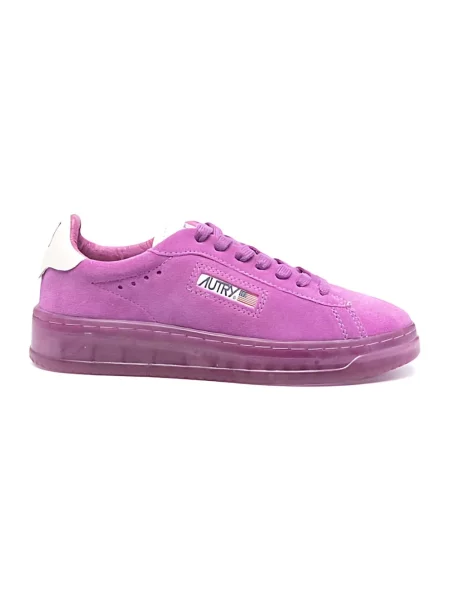 Sneakersy Autry skórzane fioletowe