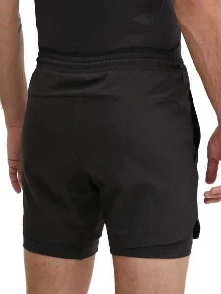 Rövidnadrág Ea7 Emporio Armani nyomtatás fekete