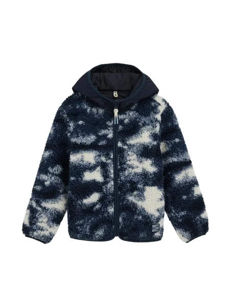 WE Fashion Átmeneti dzseki sötétkék fehér