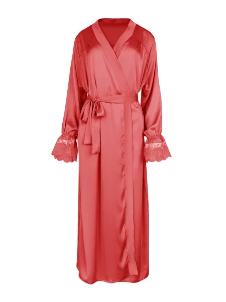 Халат Fleri шовк червоний