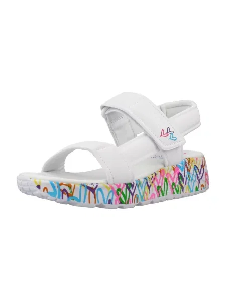 Sandále Skechers biela
