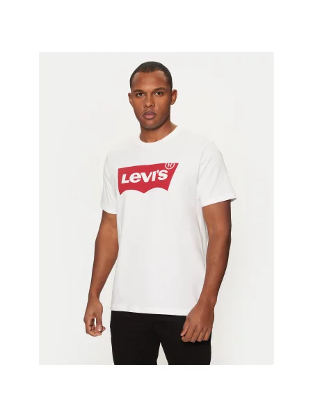 LEVI'S Majica rdeča bela