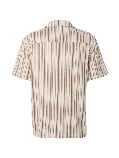 INDICODE JEANS Košeľa Amari / hnedá béžová