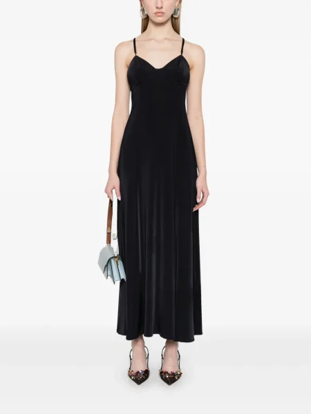 Rochie midi Forte_forte până la genunchi de costum albastru