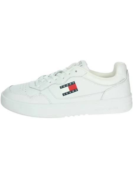 Pantofi Tommy Hilfiger din piele alb