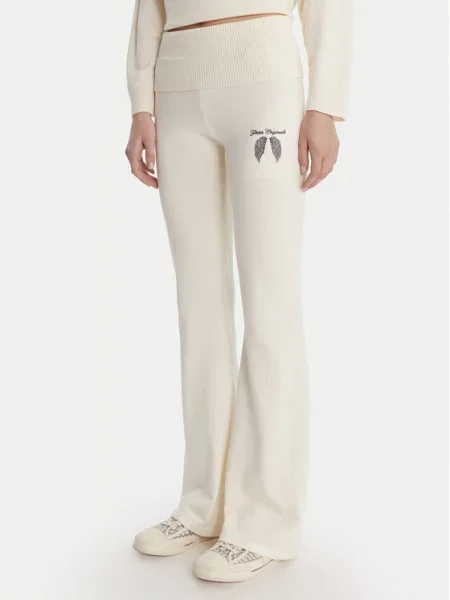 Guess Трикотажні штани Écru