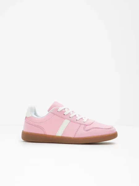 Sneakersy w stylu retro różowe