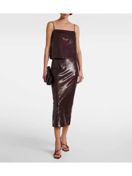 Top Roland Mouret maro
