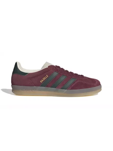 Sneakersy Adidas Gazelle w paski zamszowe czerwone