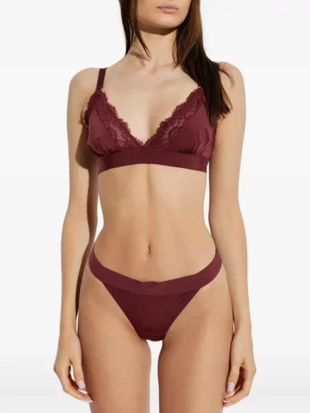 Sutien bralette Heist din dantelă roșu