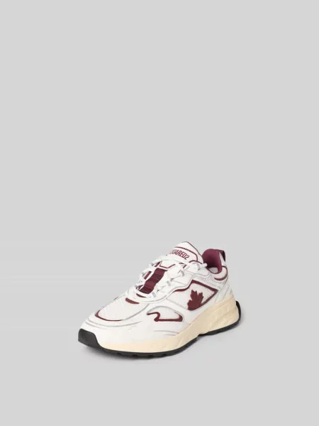 Sneakersy z wiązaniem Dsquared2 białe