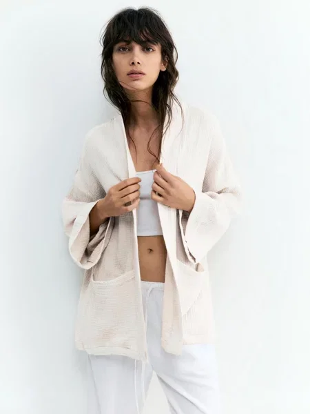 Sveter Pull&bear béžová