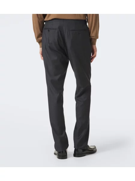 Pantaloni Tom Ford de lână gri