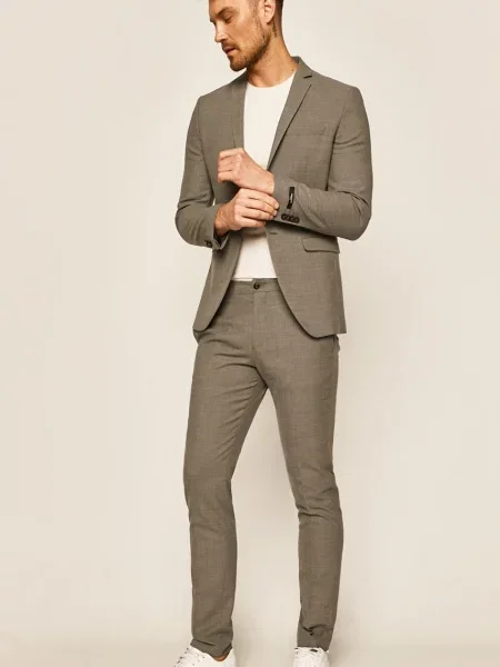 Premium by Jack&Jones hlače siva